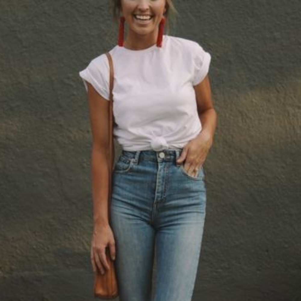 Red Tassel Earrings